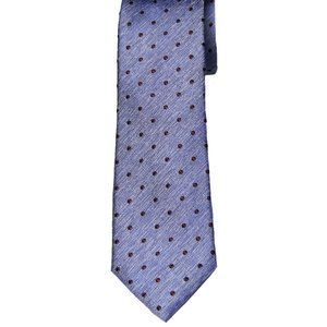 Ted Baker London Mulberry Silk Tie Blue Red Polka Dot Men's